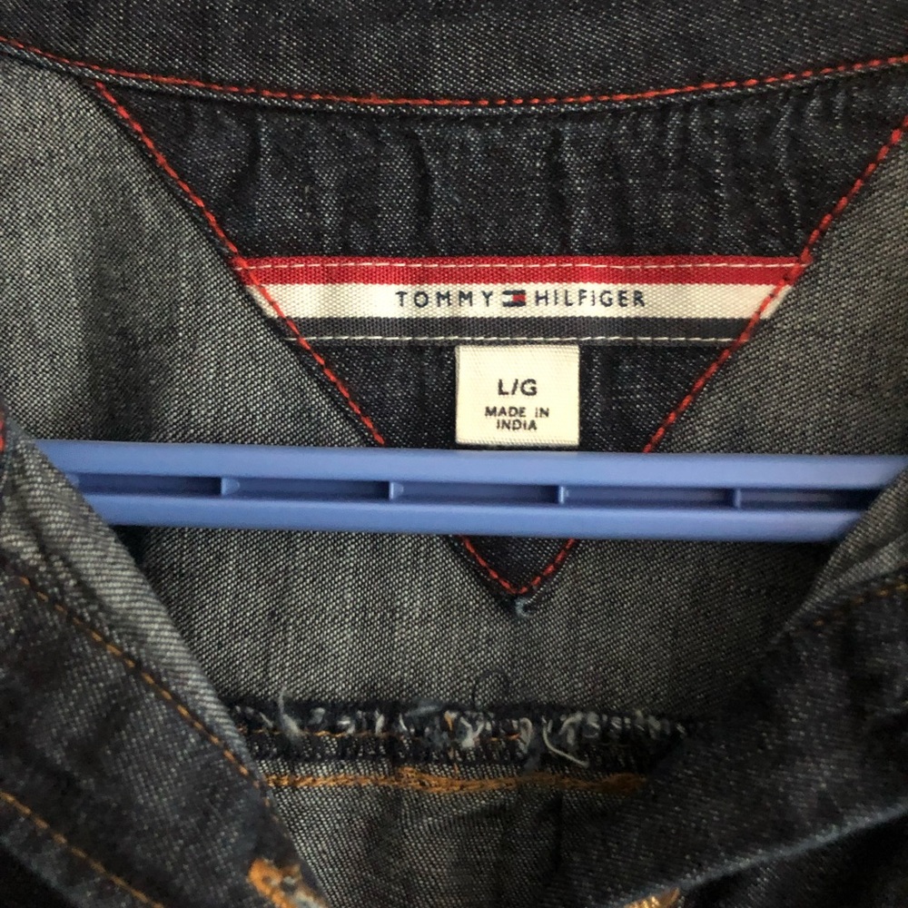 Tommy Hilfiger belted jean dress - Picture 2 of 4